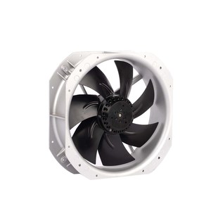 Ventilador de refrigeración de 280mm 11.02in cuadrado UL aprobado 1200CFM 220V 230VVAC 1.24A 140W ventilador axial de husillo de hoja de metal de color negro - Product Image 6