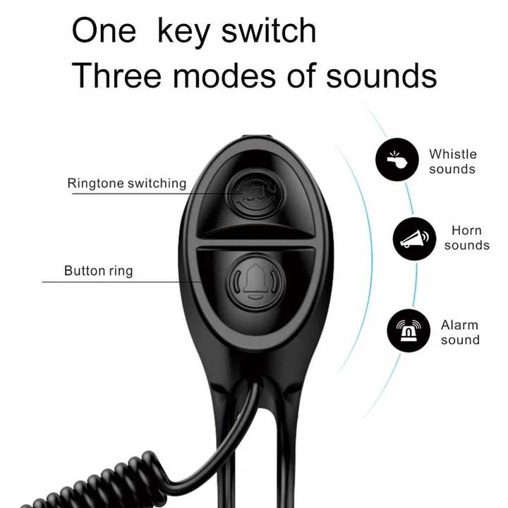 Campanello Da Bicicletta In Metalloo - Classico, Con Morsetto Regolabile - Foto 5