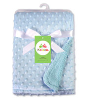 Vente en gros bonne qualité couverture en mousse pour bébé nouveau-né couvertures d'emmaillotage fantaisie solide Double couche couverture pour bébé