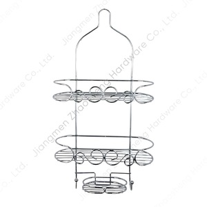 Étagère de salle de bain à 3 niveaux, support mural d'angle pour gel douche et savon, design rond durable - Product Image 5