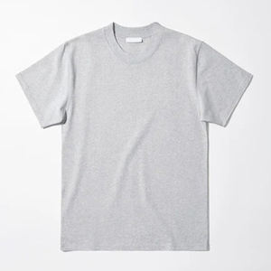 Camiseta de algodón orgánico premium suave para hombre, talla grande, color sólido, corte ajustado, cuello redondo. - Product Image 1