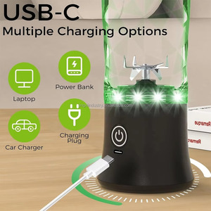 18000 RPM Portable <b>Juicer</b> Self Cleaning Electric & USB Rechargeable RV Ready 5 Colors Available 304 Stainless Steel Blades - Product Image 3