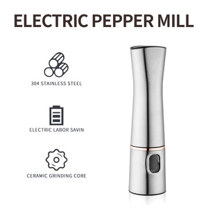 <span class=keywords><strong>Moulin</strong></span> à <span class=keywords><strong>poivre</strong></span> et sel automatique à piles en acier inoxydable ensemble de <span class=keywords><strong>moulin</strong></span> à sel et <span class=keywords><strong>poivre</strong></span> électrique - Product Image 3