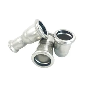 Stainless steel Lock Hose Barb Fittings Pipe Fittings push fit to fittings all kinds of pipes