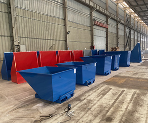 High Quality Forklift Attachment Material <strong>Handling</strong> Equipment Tipping Bins - Product Image 5