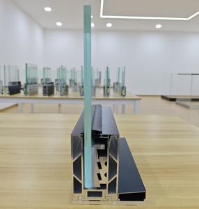 Villa valla balcón barandilla sin marco gafas granizo <span class=keywords><strong>para</strong></span> Resort apartamento gafas de aluminio U Canal gafas valla en - Product Image 5