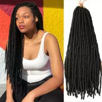 X-TRESS Commercio All'ingrosso Intrecciare I Capelli Sintetici di Estensioni Dreadlocks Ombre di Colore Marrone Morbido Dritto Faux Locs Crochet Trecce di Capelli