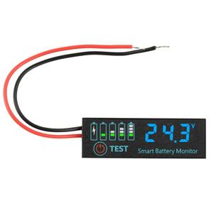 Voltmètre DC 7-55V Testeur de tension Indicateur lumineux LED HD Voltmètre 3S-12S pour batterie acide/batterie lithium-ion Affichage de la puissance - Product Image 3