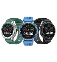 Montre connectée GPS 1,43 pouces AMOLED, étanche 5ATM IP68, cartes hors ligne, assistant vocal IA, plus de 170 modes sportifs, lampe torche LED, pour l'extérieur