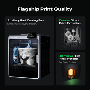 Impresora 3D Creatily K2 COMBO de Alta Velocidad Multicolor FDM 600mm/s CoreXY con Auto-Nivelación e Impresión de Doble Color - Product Image 4