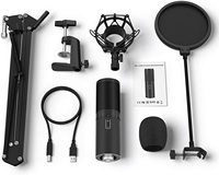 Microphone TonorMic Tonor Q9 USB à condensateur pour jeux vidéo, kit avec bras articulé, vente chaude