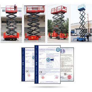 8m Electric Hydraulic Scissor Lift Self-Propelled with 320kg Capacity CE Approved for Warehouse Logistics - Product Image 2