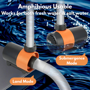 Pompe à eau à fréquence variable RISSEE BSP, débit réglable sur 10 niveaux, pompe submersible amphibie pour bassin à koïs - Product Image 5