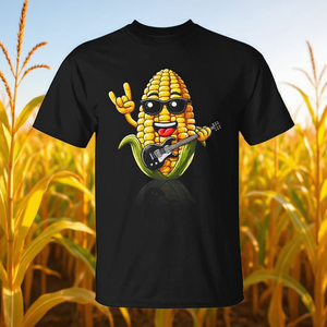เสื้อยืด RockOn Corn Lover ลายข้าวโพดหวานบนฝัก สำหรับโปรโมชั่น - Product Image 3