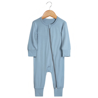 Combinaison pour bébé nouveau-né en tricot personnalisée, barboteuse pour nourrissons et tout-petits, en bambou et élasthanne, vêtements pour bébé fille et garçon, 0-24 mois