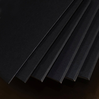 Feuille de carton noir pour panneau d'affichage, publicité POP et production de signalétique