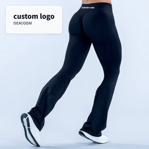 CIYING Vente en gros Leggings évasés sans couture pour femme, effet ventre plat, pour le sport et le yoga, avec effet push-up invisible - Product Image 4