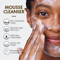 Nettoyant Visage Moussant Hydratant Coréen Bio aux Minéraux de la Mer Morte, Gel Nettoyant Purifiant Éclaircissant pour le Visage, Soin de la Peau, Marque Privée