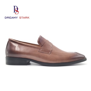 Zapatos Casuales de Moda Hechos a Mano para Hombre; Zapatos de Vestir de Piel Vacuna Marrón, Cómodos, Ligeros, Transpirables, para Bodas, Otoño - Product Image 3