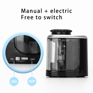 <span class=keywords><strong>Taille</strong></span>-crayons électrique manuel Portable, 2 Modes, aiguisoir de crayons multifonctionnel <span class=keywords><strong>à</strong></span> piles pour l'école et le bureau - Product Image 2