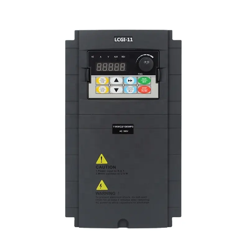 VFD Inverter Frekuensi Variabel, Konverter Frekuensi AC 50Hz 60Hz 380V 11kw/15hp