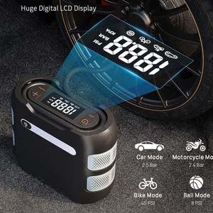 Compresseur d'air portable 150 PSI 12V DC, gonfleur <span class=keywords><strong>de</strong></span> pneus avec lumière LED pour <span class=keywords><strong>voiture</strong></span>, moto, vélo et autres articles gonflables - Product Image 5