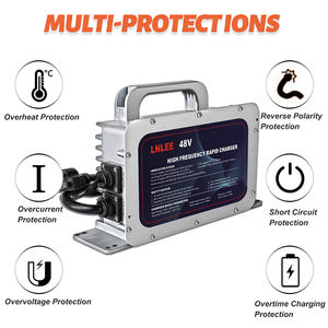 LNLEE Kart électrique personnalisé à grande vitesse 48V 1200W Batterie lithium-ion avec protection OTP Fabricant direct - Product Image 4