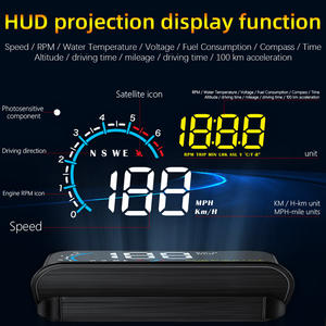 100% strumento diagnostico universale HUD M12 OBD + GPS Head Up Display con codici di errore chiari altra elettronica automatica - Product Image 4