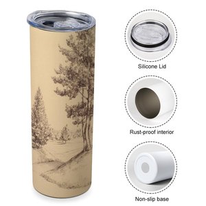 20oz Stainless Steel Tumbler Vacuum <b>Insulated</b> Custom Pattern Car <b>Cup</b> - Product Image 2