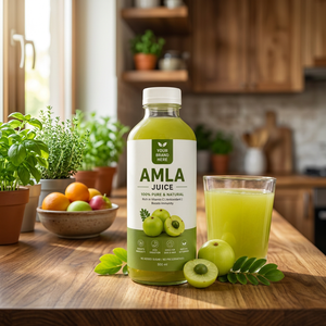 Jugo de Amla 500ml, Líquido Oral Antioxidante Natural para Reforzar el Sistema Inmunológico y Aclarar la Piel, Suplemento Herbal - Product Image 1