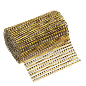 Grosir Dekorasi Bling Bling Glitter Mesh Tubing Ribbon - Product Image 1