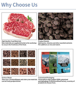 צ 'יקו בחר מזון יבש מותאם אישית עבור כלבים כלבים חתולים מתכונים בשר עשירים עם טעם דגים oem/odm אריזת שקית - Product Image 3