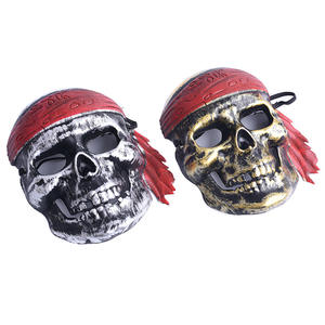Vente en Gros Halloween Bar Maquillage Balle Terrifiant Fantôme Festival Crâne <span class=keywords><strong>Pirate</strong></span> Hommes et Femmes Masques Rétro - Product Image 6