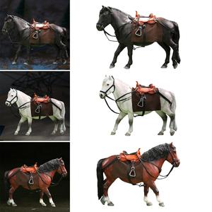 หุ่นโมเดลม้าสีดำขนาด1/12ของเล่นขนาด6นิ้วจาก Diorama - Product Image 1