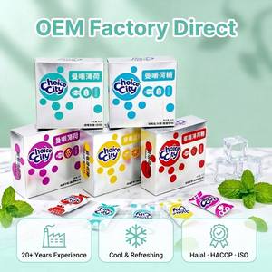 Luyuan OEM Factory Halal Chewy <strong>Mint</strong> Candy 50g Box 5 <strong>Mint</strong> Flavors Assorted Strong Cool Refreshing Chews Wholesale Bulk - Product Image 1