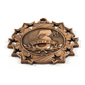 Medalla de oro, plata y bronce, premios de 10 estrellas, incluye cinta para el cuello, venta directa de fábrica - Product Image 4