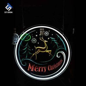 Hot bán hình chữ nhật tùy chỉnh cửa hàng kinh doanh Logo Led Neon dấu hiệu - Product Image 4