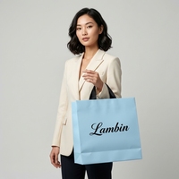 Sacs d'emballage de luxe en carton écologique personnalisés en gros avec logo gaufré et poignées plates pour bijouteries et magasins de vêtements