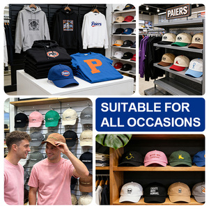 Casquette de baseball non structurée à 6 panneaux, délavée et vieillie, haut de gamme, personnalisable, certifiée OEKO-TEX - Product Image 5