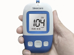 Kit de Medidor de Glucosa en Sangre Safe AQ Angel, Monitor de Azúcar sin Codificación con <span class=keywords><strong>Tiras</strong></span> Reactivas y Lancetas para Pruebas de <span class=keywords><strong>Diabetes</strong></span> en Casa - Product Image 3