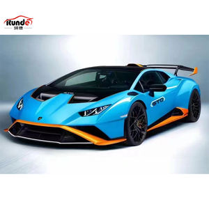 Matériau en carbone sec rond pour <span class=keywords><strong>Lamborghini</strong></span> <span class=keywords><strong>Huracan</strong></span> 580 610 <span class=keywords><strong>EVO</strong></span>, kit carrosserie de style STO, pare-chocs, lèvre avant, lèvre arrière, spoiler, capot - Product Image 2