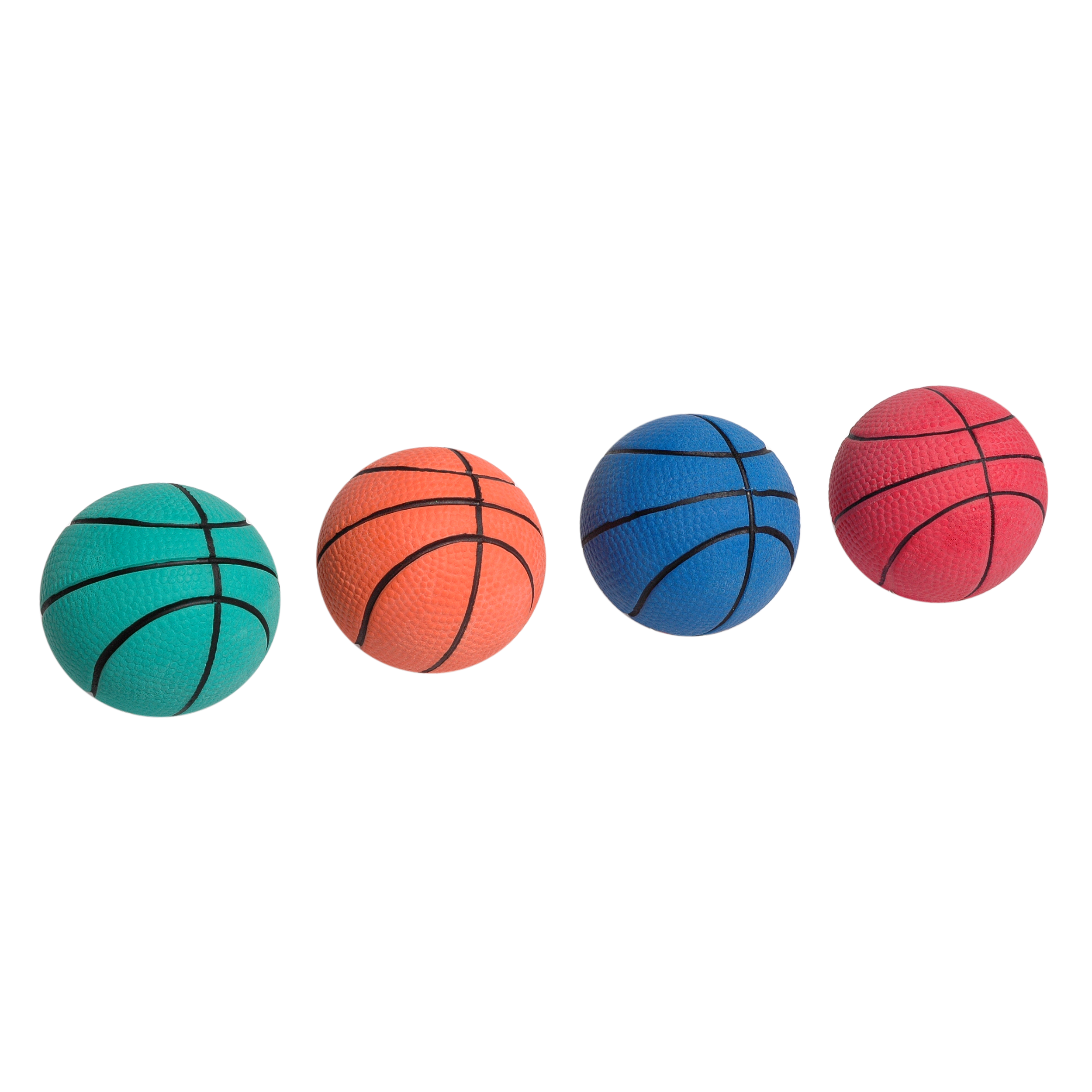 Wholesale Hot Sale Custom Logo Indoor Silent Bounce House Bounce Ball Toy Rubber 6.3cm Bounce Squash Ball Mini Basketball HW