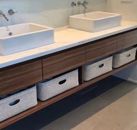 Boîte de rangement en feutre moderne multi-usages, grande capacité, pliable, portable, pour le rangement des nécessités quotidiennes de la maison