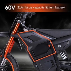 OEM 2500W Brushless Motor 3-Speed Lithium Battery Dirt Bike Pit Bike with Aluminum Frame Rear Hub Motor - Product Image 4