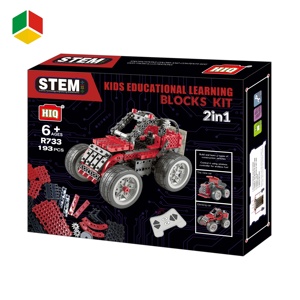 جديد <span class=keywords><strong>2</strong></span> في 1R/C إلكتروني سيارة للطرق الوعرة DIY اللبنات لغز الجمعية التحكم عن بعد Carmol سيارة لعبة - Product Image 2