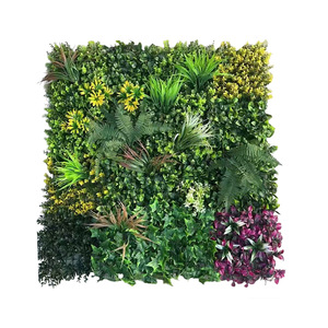 Panel de Pared Verde Artificial de 60x40cm, Decoración de Pared Vegetal Artificial para Interiores y Exteriores, Jardín, Bodas, Hogar, Estilo Moderno - Product Image 5