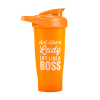 Mélangeur de protéines sans Bpa en plastique portable extérieur de 600ml avec ballon pour le sport, le fitness et la salle de sport