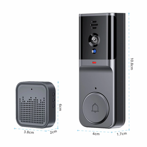 กล้องออดอัจฉริยะ Tuya WIFI 480P รุ่นใหม่ล่าสุด พร้อมอินฟราเรดมองเห็นในเวลากลางคืน เสียงสองทาง จัดเก็บข้อมูลบนคลาวด์ฟรีตลอดชีพ ปลุกผ่านเสียงดัง พร้อมเสียง Dingdang - Product Image 6
