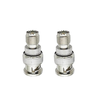 Système de microphone sans fil Q9 Adaptateur UHF Mini UHF Femelle vers BNC Mâle Connecteur coaxial RF pour radio