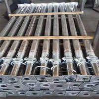 Usine d'étais en acier 2.2m-5m réglable peint échafaudage plancher Support Jack Construction coffrage étai en acier
